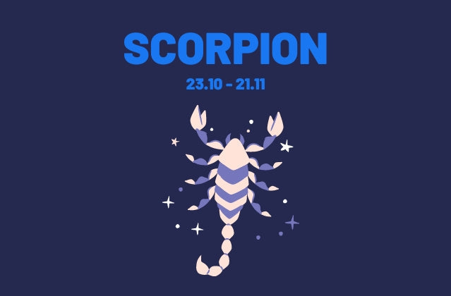 Illustration de la constellation du Scorpion dans un ciel étoilé