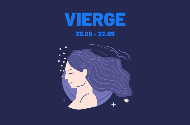 Illustration de la constellation de la Vierge dans le ciel nocturne