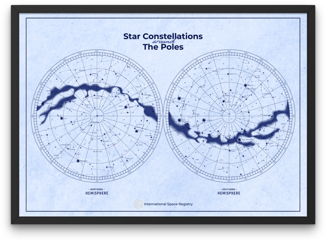 Cadeau : Poster gratuit de la carte des étoiles XXL